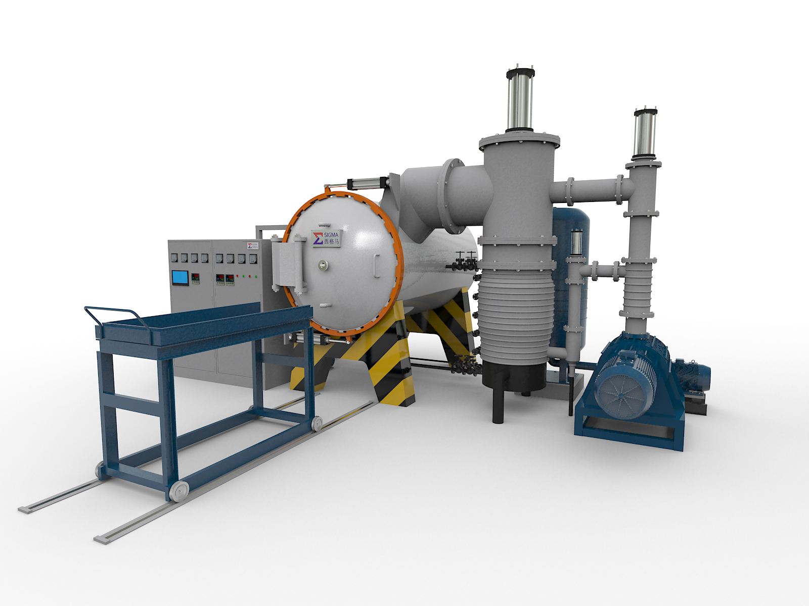 生態節能臥式真空退火爐